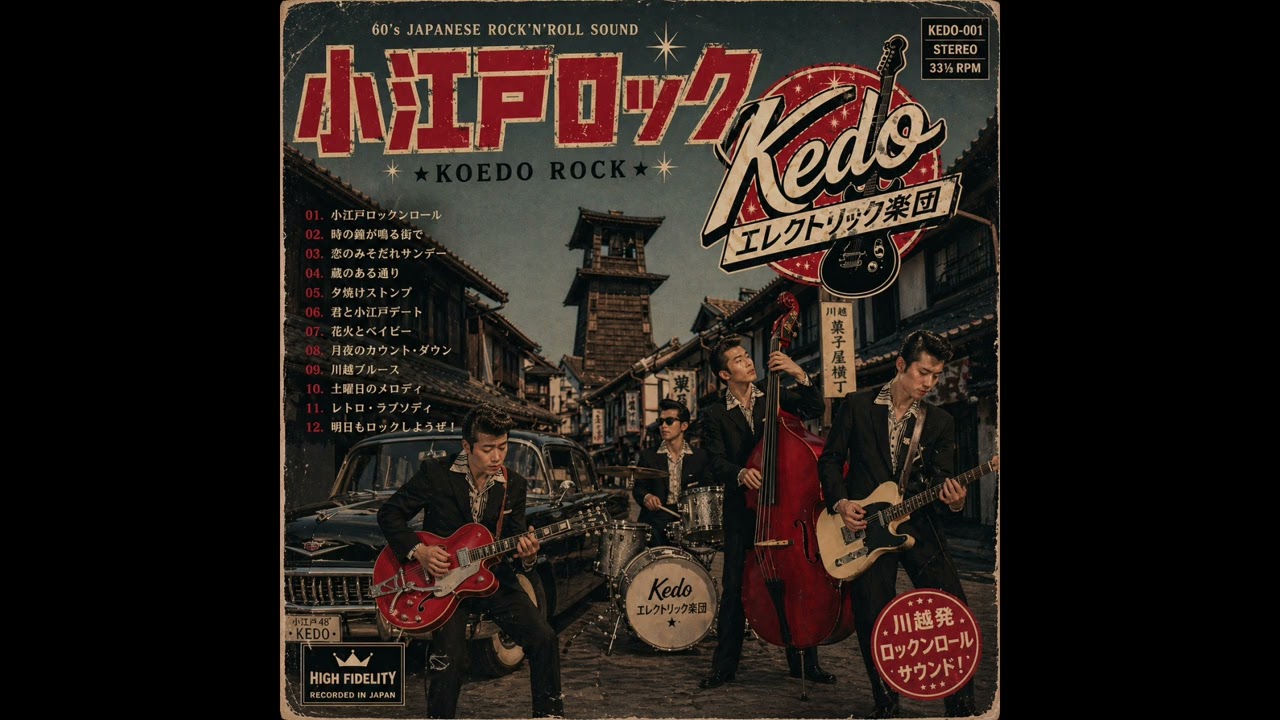 小江戸ロック（ベンチャーズスタイルオリエンタル風 Koedo
