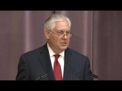 WATCH: Secretary of State Rex Tillerson Speaks at Ceremony of New State Department Employees newsame