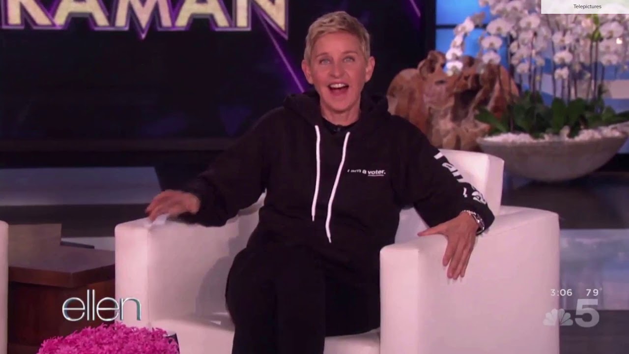 "Ellen" "The Masked Cameraman" Segment