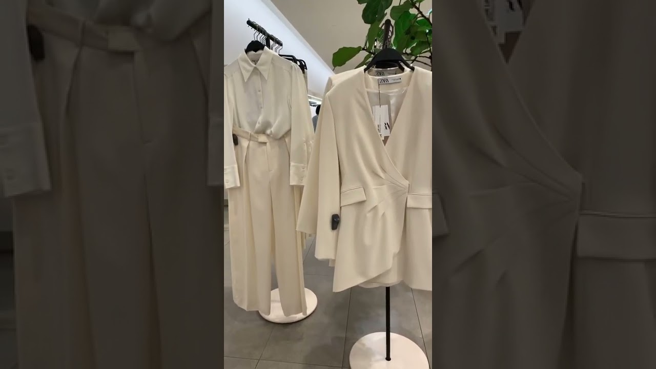 ZARA WHITE My fashion choice / Women’s New collection. ZARA Haul. April 2022. Barcelona. Spain