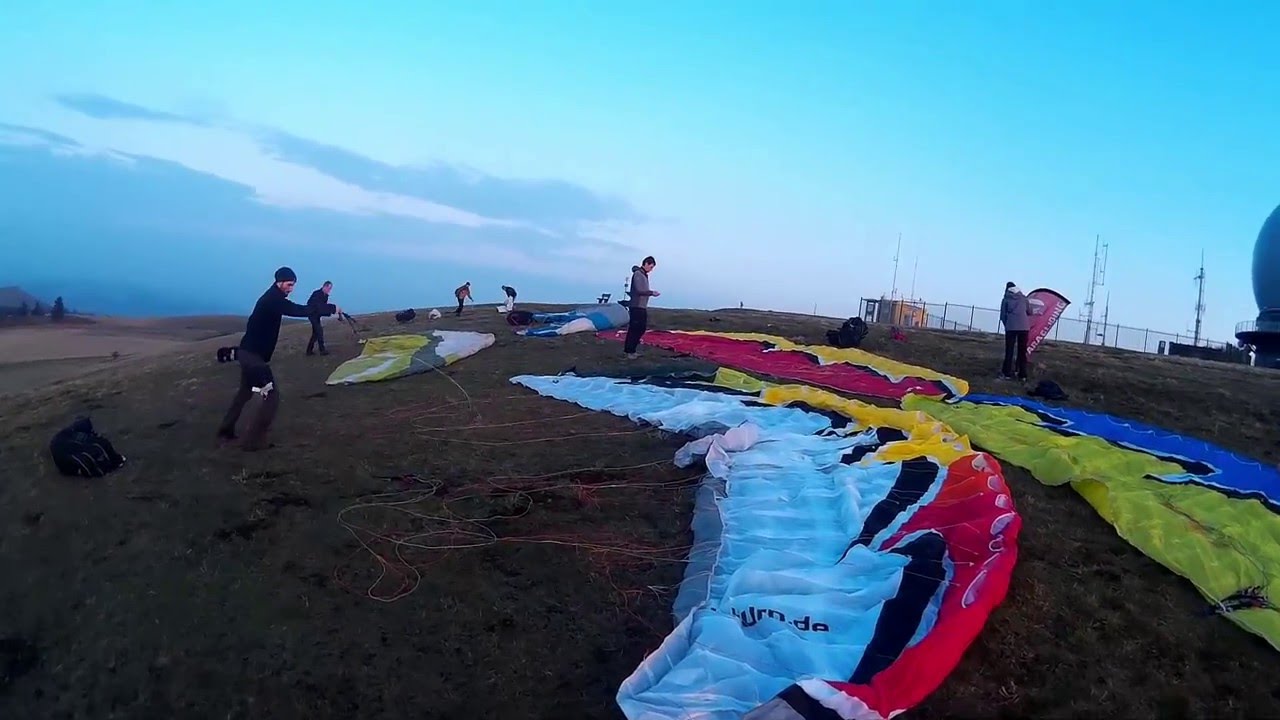 Paragliding Wasserkuppe A-Schein Grundkurs 04 2016