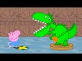 Georges Surprise Dinosaur Birthday Party 🐷 🦕 Playtime With Peppa