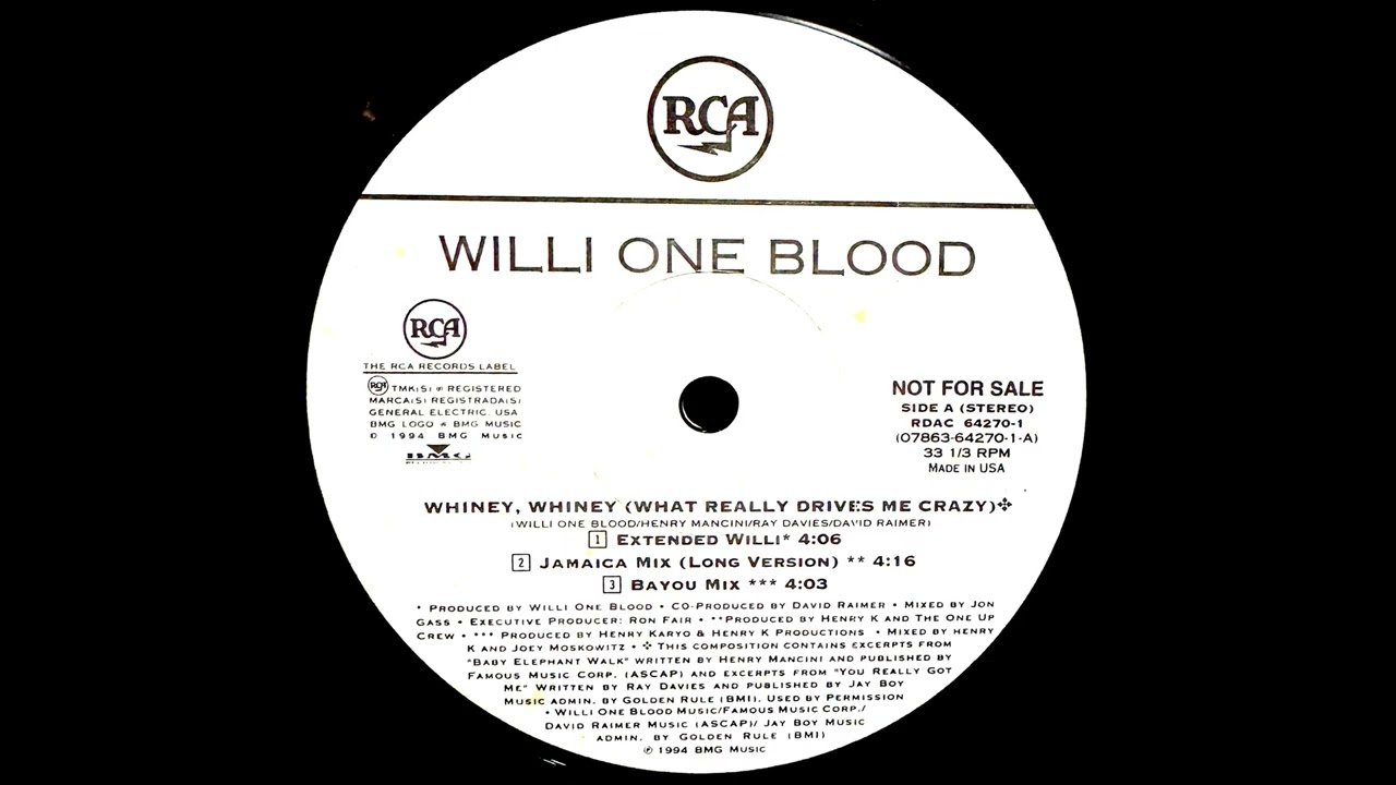 04 Willi One Blood Whiney Whiney What Really Drives Me Crazy DAVID
