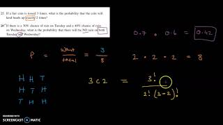 GRE: Quant: Probability 2 + Challenge