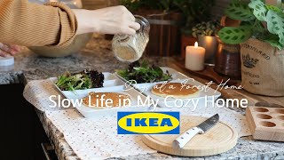 SUB | 🏡Upgrade my computer desk to IKEA IDÅSEN lifting desk|IKEA Canada|Simple breakfast & Slow life