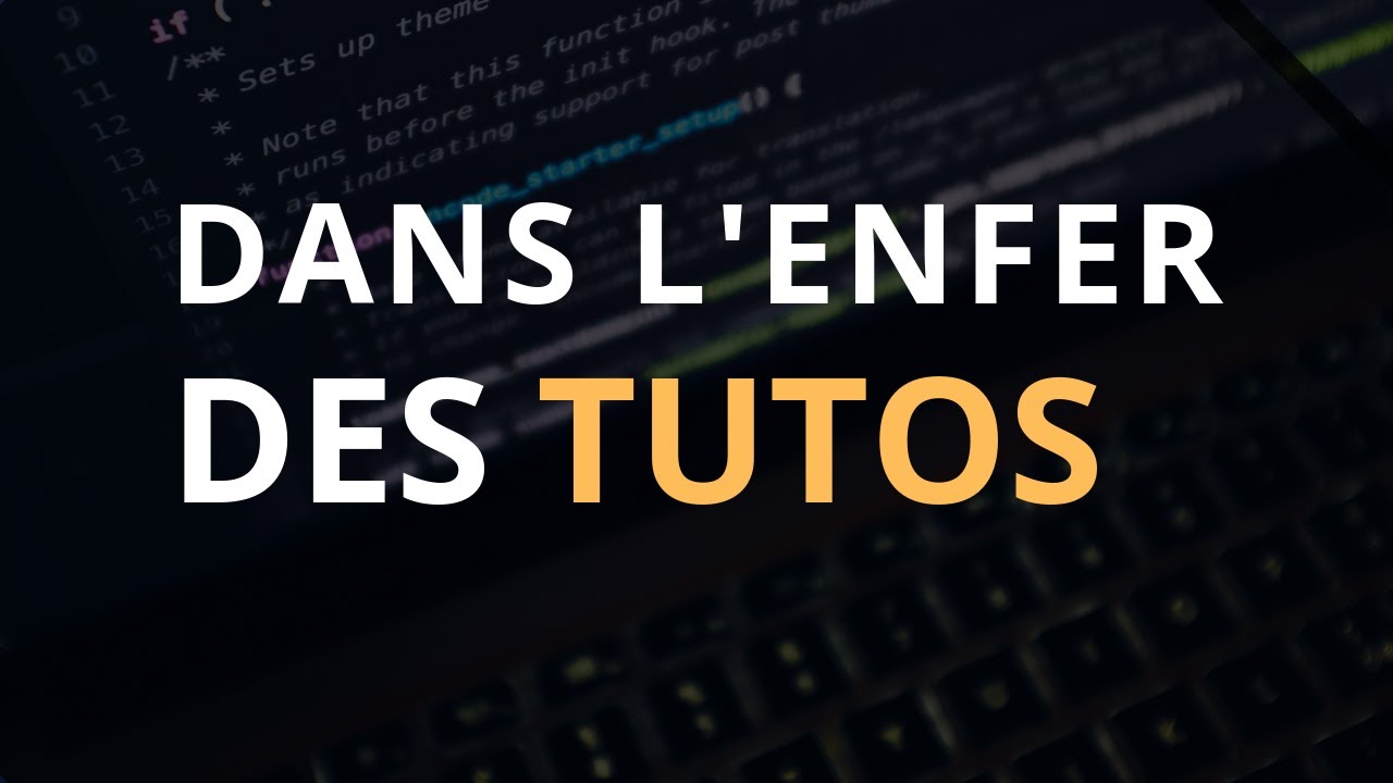 APPRENDRE A CODER AVEC DES TUTOS ? - YouTube
