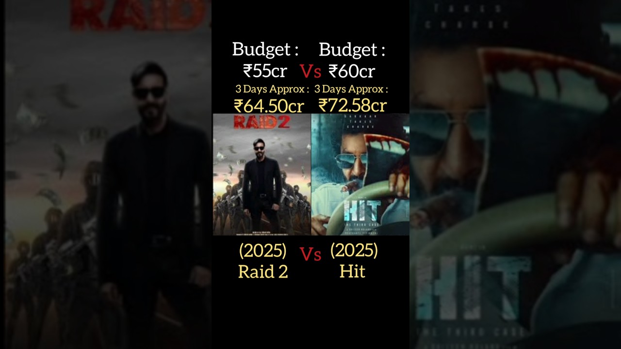 Hit Vs Raid 2 Box office collection 