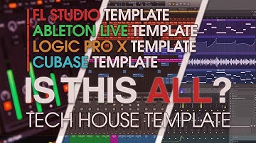 Tech House Logic Pro X Template - Is This All