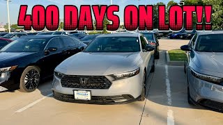 Honda Dealership Has old inventory Why?