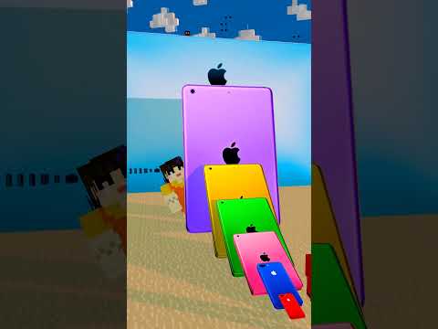 What Happens When You Stack Every IPad In Minecraft Shorts Domino 