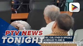Arraignment of former DOE Sec. Cusi, other ex-officials over graft case rescheduled to June 26