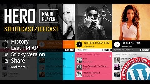 How to use the Shoutcast and Icecast Radio Player With History
