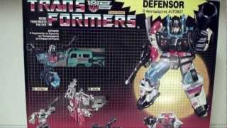 Transformers G1 Defensor Protectobots Combiner Rare boxed review