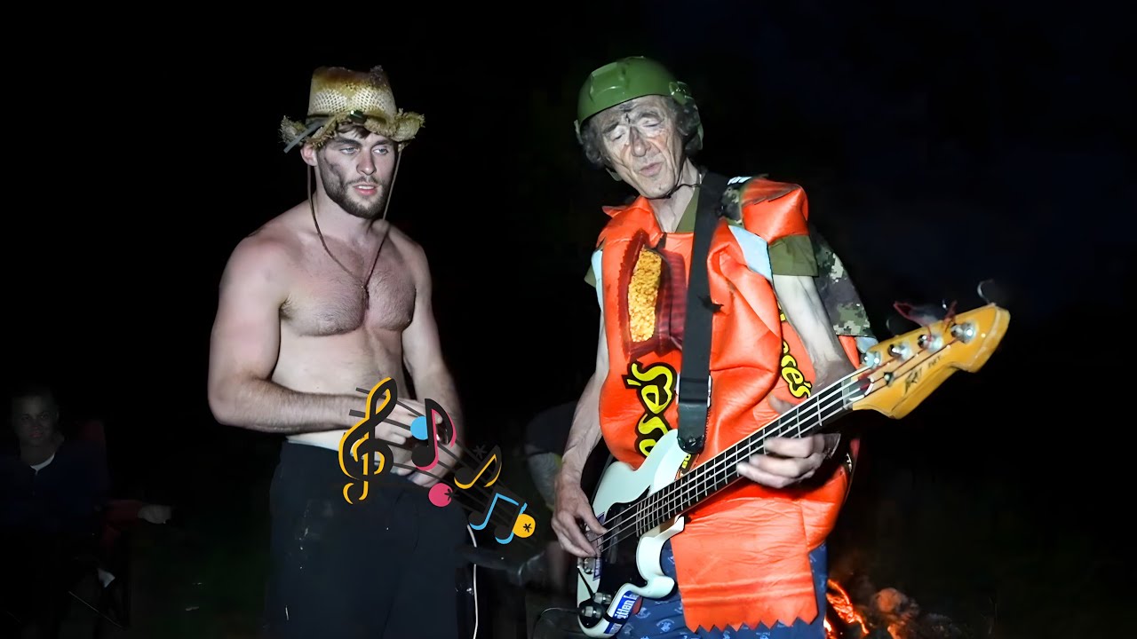 Ed Matthews And Grandad Sing Songs Around The Camp Fire!