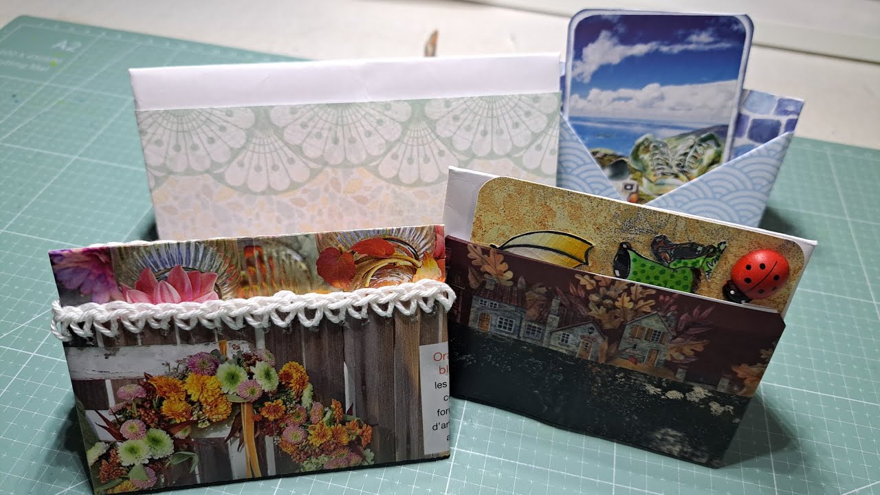 POCKET pour ATC. #scrapbooking #pocket 