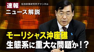 速報！ニュース解説　モーリシャス沖座礁、生態系に重大な問題か！？