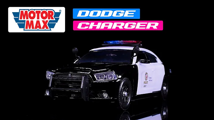 2011 Dodge Charger Pursuit LAPD Los Angeles Police Department Car 1/24 Diecast Car Model by Motormax