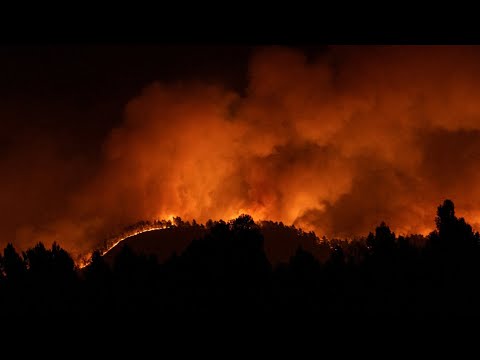 Hundreds evacuated as major wildfire rages in eastern Spain#news