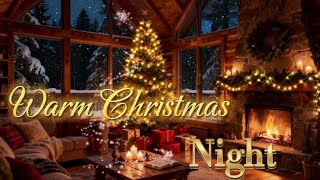 Warm Christmas Night Ambience ✨ Cozy Fireplace & Soft Piano Music screenshot 5