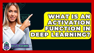 What Is An Activation Function In Deep Learning? - Next LVL Programming