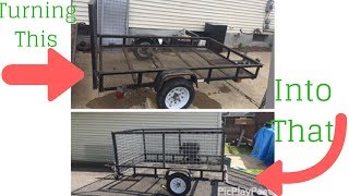 Welding Sides On A Trailer DIY