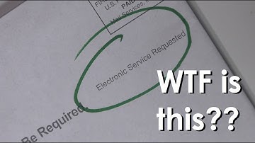 A Cat Explains "Electronic Service Requested"