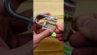 How to open a lock with a Swiss Army knife?