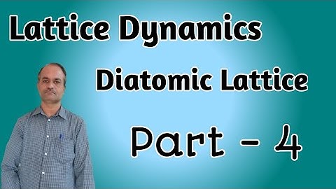 Lattice vibrations of diatomic lattice