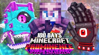 I Survived 100 Days in Prominence: Void's Invasion in Minecraft