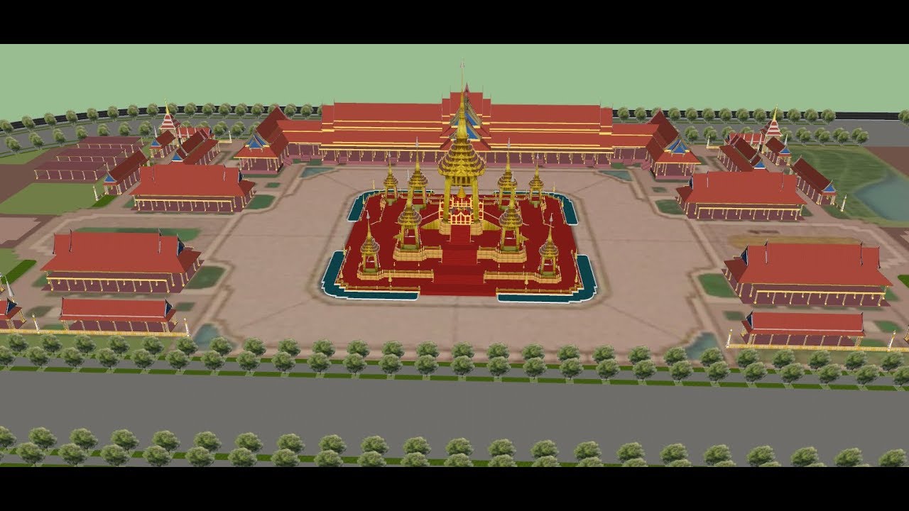 The King Rama IX funeral pyre2 Engineering HackHome design YouTube