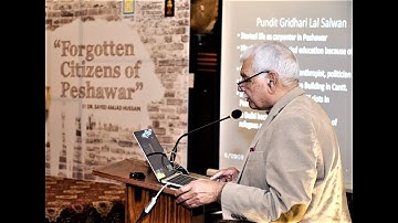 Forgotten Citizens of Peshawar by Dr Sayed Amjad Hussain