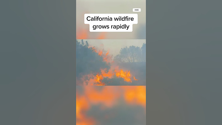 California wildfire grows rapidly