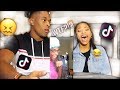 REACTING TO CRINGY TIKTOKS !!! W/ LITTLE SISTER