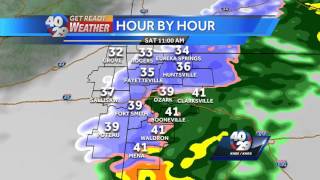 Hour-by-Hour Forecast: Saturday Winter Weather