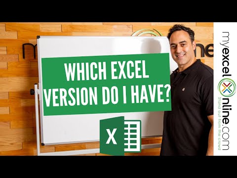 Which Excel version do you have?