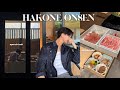 HAKONE ONSEN VLOG♨️ staying at onsen hotel🇯🇵🍂 Owakudani, Sengokuharasusuki.