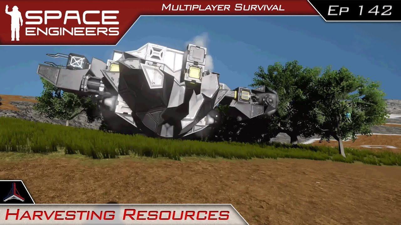 Harvesting Resources | Space Engineers Modded Multiplayer Survival ...