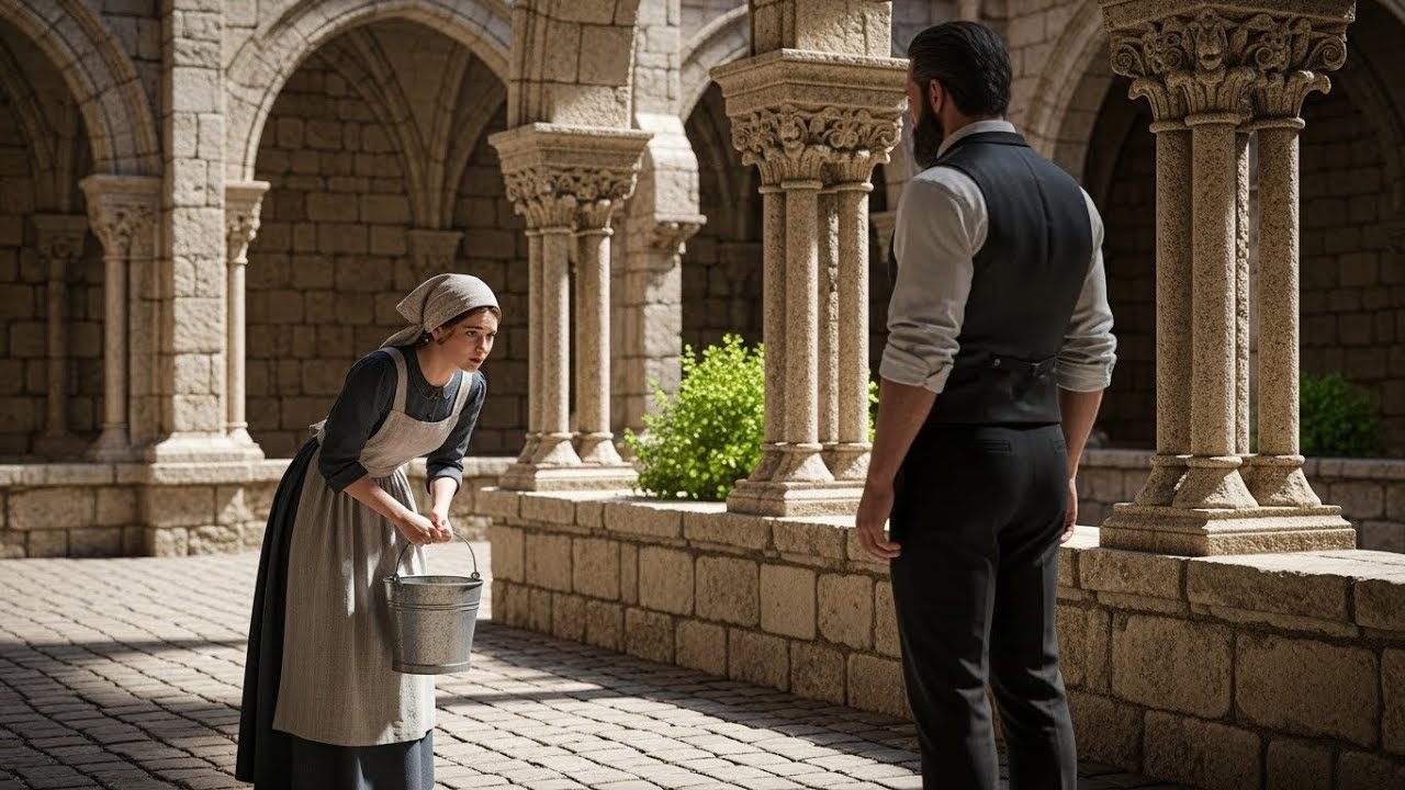 Escondida como criada para escapar de su vida — pero el hacendado reconoció sus ojos al instante!"