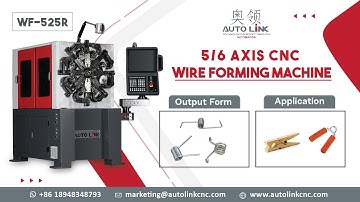 5 Axis CNC Wire Forming Machine[WF 525R] | Complex shape Torsion Spring(Available in Alibaba)
