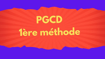 #algorithme calculer le pgcd de deux entiers