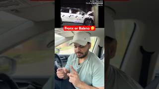 Fronx or Baleno under 11 lakh? 🤔 #suzuki #fronx #baleno