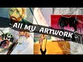 ALL MY ART IN A VIDEO 💫// STORY TIME // MY ART COLLECTION💫