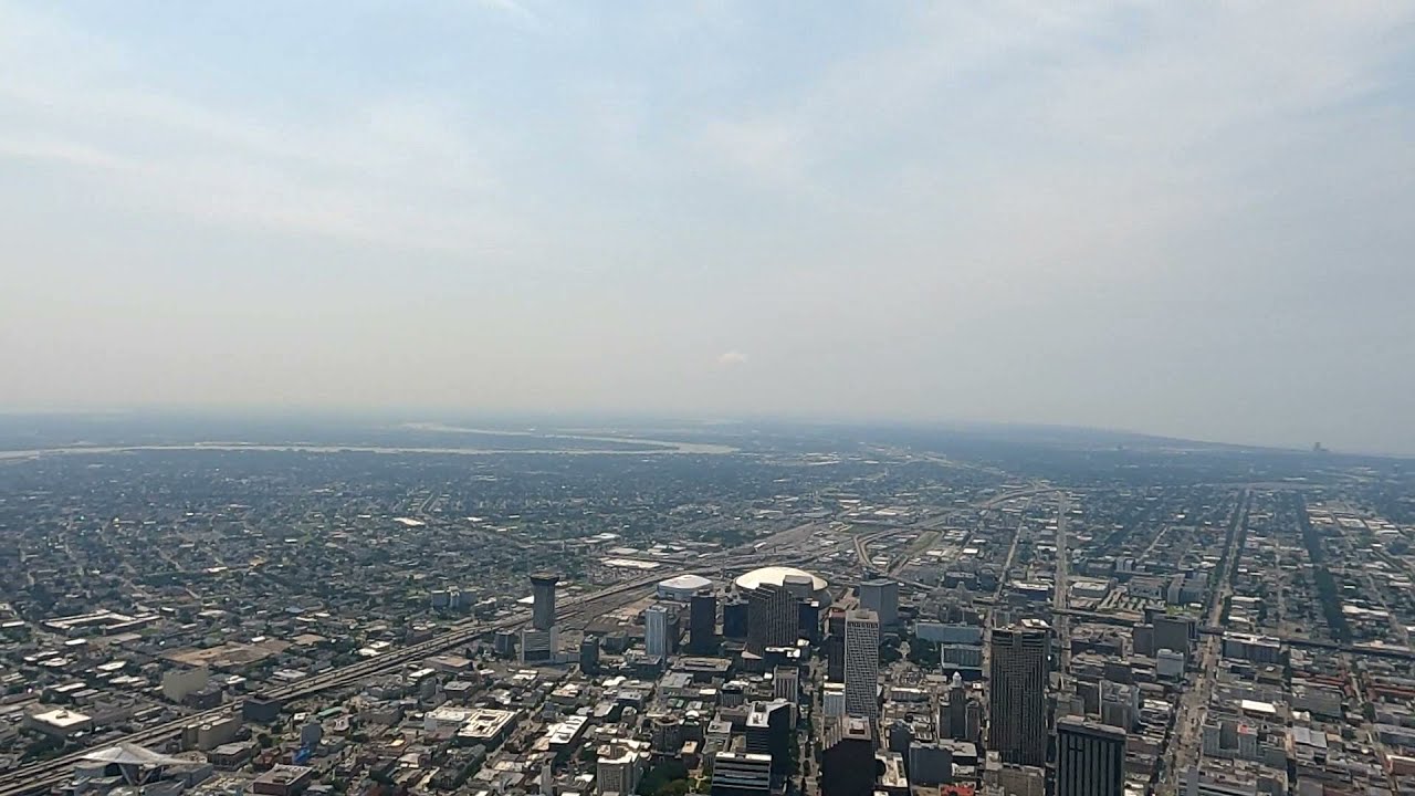Flying over New Orleans YouTube