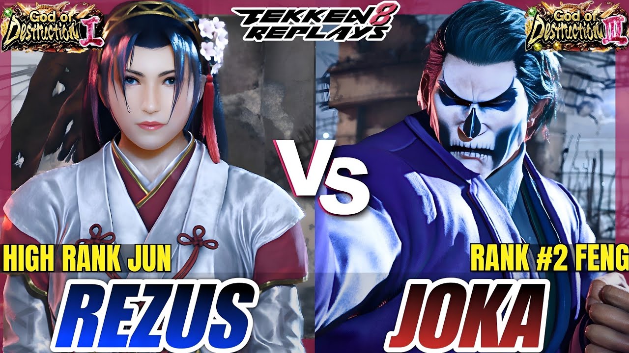 Tekken 8 - Rezus (Jun) vs Joka (Feng) - High Level Ranked Match Replay
