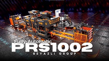 PRS 1002 Fully Automatic Brick and Paver Block Machine – Low Labor & Automatic Control!