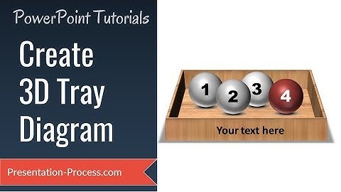 How to Create PowerPoint 3D Tray Diagram (PowerPoint Graphics)