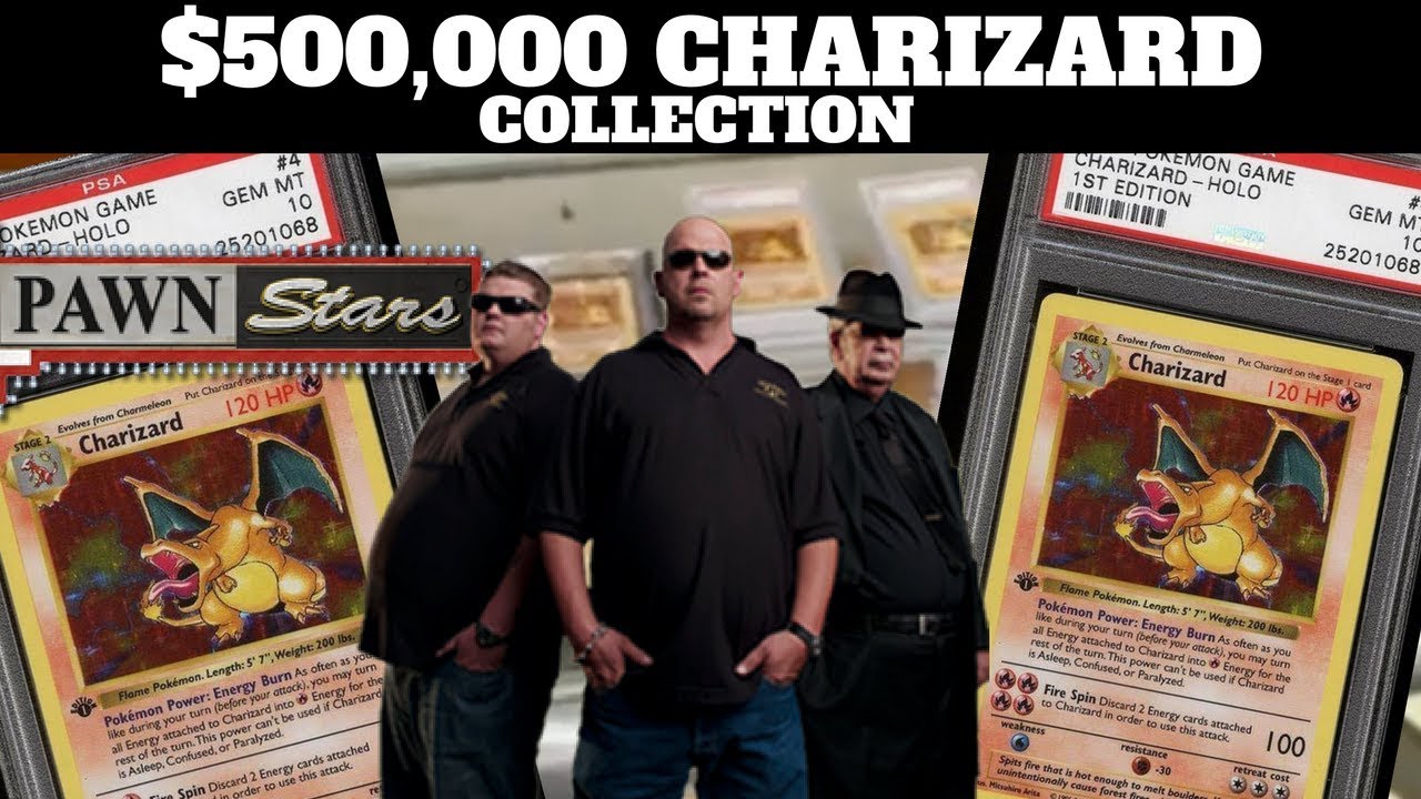 Pokemon on Pawn Stars - The $500,000 CHARIZARD COLLECTION! - YouTube