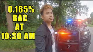Man Blows 0.165% BAC at 10:30 AM