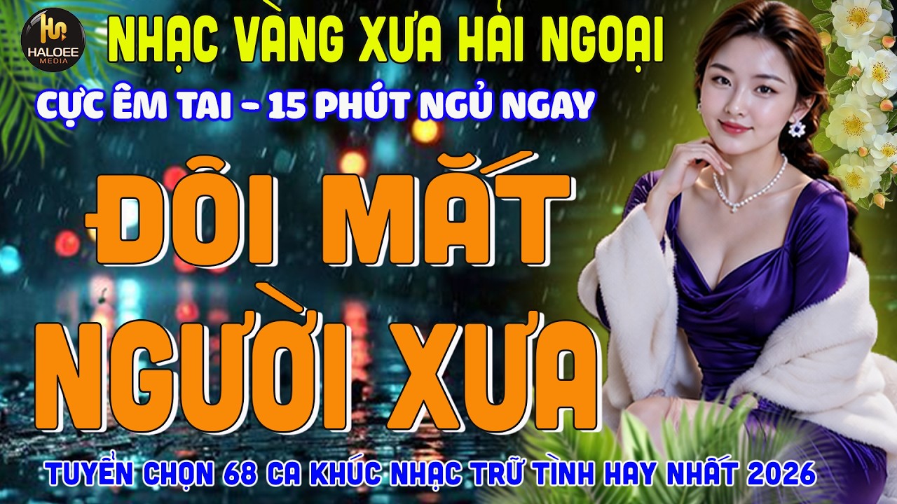 ĐÔI MẮT NGƯỜI XƯA ➤GIỌNG CA MỚI NGỌT NGÀO ÊM TAI - DIỄN QUÂN BOLERO RU NGỦ NGƯỜI NGHE
