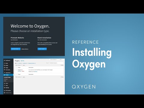 How to Install Oxygen in WordPress - YouTube